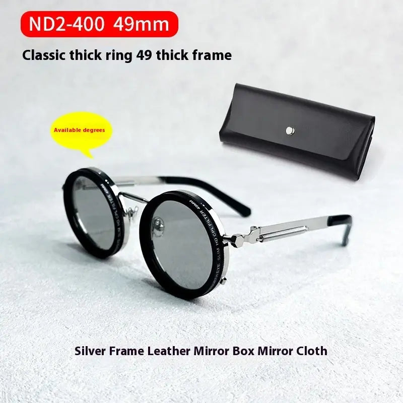 Glasses Box Adjustable Light Reduction 9 Gear Glasses UV Protection null