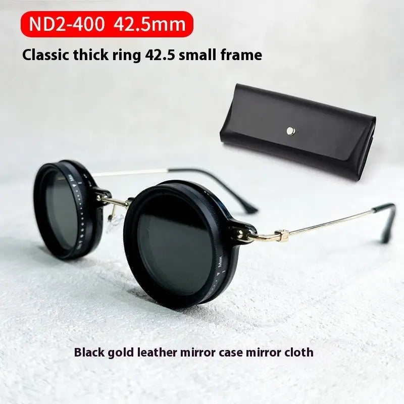 Glasses Box Adjustable Light Reduction 9 Gear Glasses UV Protection null