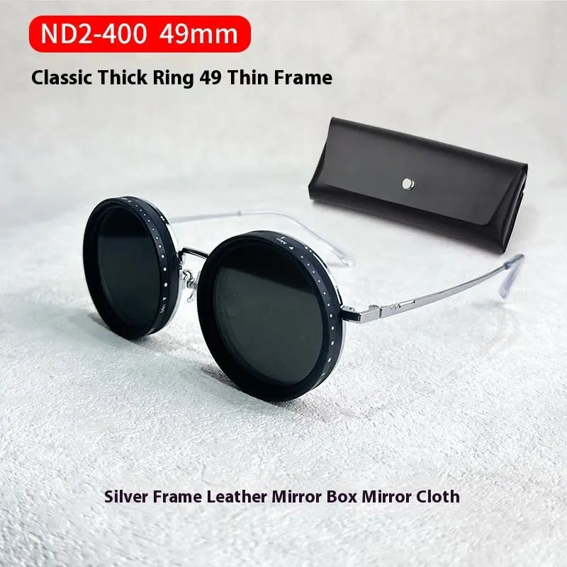 Glasses Box Adjustable Light Reduction 9 Gear Glasses UV Protection null