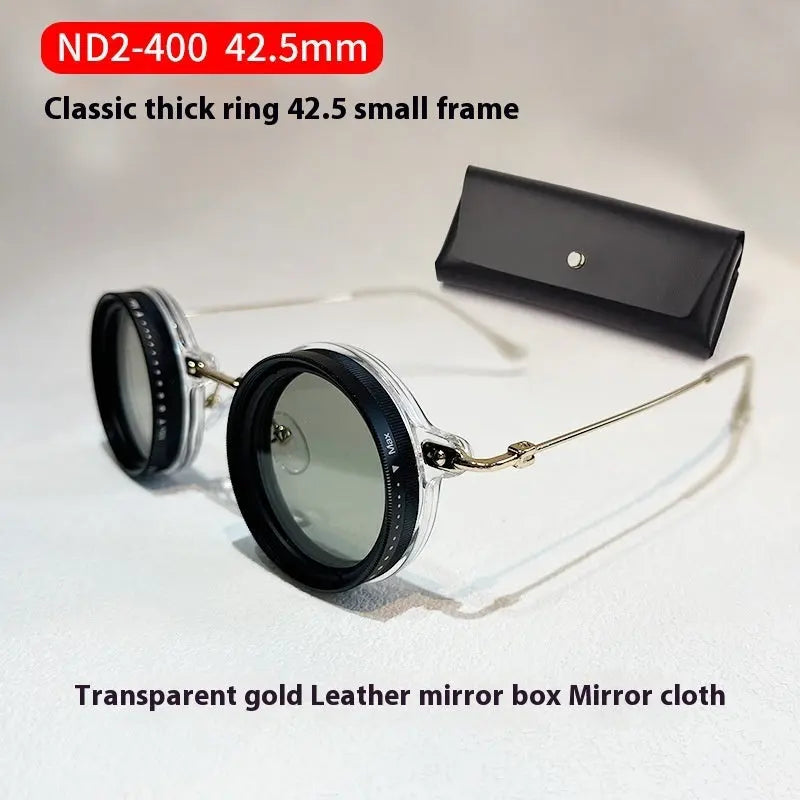 Glasses Box Adjustable Light Reduction 9 Gear Glasses UV Protection null